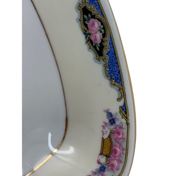 VTG Edelstein Bavaria Porcelain Serving Dish Floral & Gold 10" X 7" X 2" P10128 - Picture 8 of 10